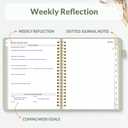 SUNEE 2026 Planner 5.9" x 8.3" – Dated Productivity Planner for Time Management - Daily,Weekly & Monthly Planner to Achieve Goals - Planner 2026 dated from January 2026 – December 2026,Grey Green