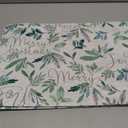 Seasons Greetings Holiday Fabric Placemats, Set of 4, Blue - 13" W x 19" L