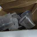 32 Pcs Square Chair Leg Protectors for Hardwood Floors,Felt Furniture Floor Protectors with Silicone Caps, Large Size (Fits Chair Legs with Side Length: 1-1/16'' to 1-5/8''")