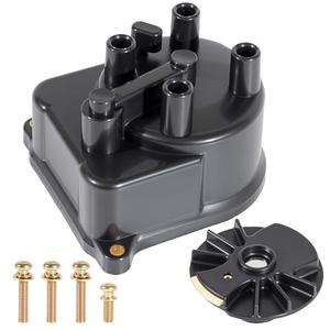30102P54006 Ignition Distributor Cap and Rotor Kit Set with 30103P08003 Compatible with Honda Accord 1998-2002 CR-V 1997-2001 Civic 1992-2000 Civic del Sol 1994-1997 Acu-ra Integra 1992-2001