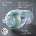 Tommee Tippee Advanced Anti-Colic 9 oz BPA Free Baby Bottles, Newborn 0+ Months, Slow Flow Breast-Like Nipple, Unique Design Keeps Air Away from Milk and Baby, Pink and Purple, Pack of 2