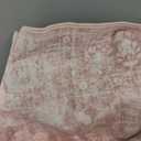 FROZZUR Boho Pink Area Rug 3x5 Washable Vintage Rug for Bedroom Kitchen Dining Room, Non Slip Distressed Entryway Rugs for Home Office Decor Pink