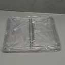 IVYHOME Pantry Organizer, Cabinet Storage Shelf Rack, Stackable Kitchen Cabinet, Foldable Countertop Shelf Organizer, 2 Pack