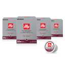 Illy Coffee K Cups - Pods For Keurig Machines  Intenso Dark Roast  Notes of Cocoa & Dried Fruit - Bold, Flavorful & Full-Bodied Flavor - No Preservatives  20 Count, 4 Pack