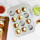 USA Pan Bakeware Muffin Pan, 12-Well, Set of 2, Aluminized Steel