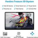 30000 Classic Arcade Game Machine 2 Players Pandoras Box 11 1280x720 Full HD Video Game Console with Arcade Joystick Support HDMI VGA Output, 25 x 8.5 x 2.3 inches