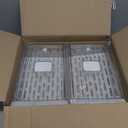 Diskary Fridge Organizer, Stackable Refrigerator Organizer Bins, Reusable Food Storage Containers, Fridge Drawer Organizer in Home Kitchen, Barbecue Shop, Restaurant, BPA-Free (2 Drawers, Large)