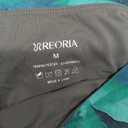 REORIA Women's Spring Mesh Sheer Long Sleeve Wedding Guest Dress Sexy Floral Bodycon Maxi Long Dresses (Medium, Green Bio Tech Floral)