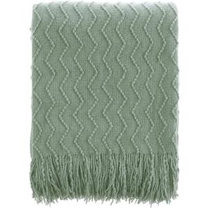 BATTILO HOME Sage Green Throw Blanket for Couch, Home Decor Sage Throw Blankets, Spring Green Blanket for Bedroom Decor Housewarming Gifts, 50"x60"