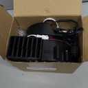 Inflatable Fan Replacement 12V 1.2A, Mini Air Blower Fan with 12V 1.5A Adapter and 3 LED Bulbs for Halloween Christmas Inflatable Outdoor Yard Decorations