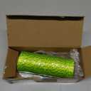 7 Pcs Masonry Tool Set-6 Pcs 4-1/2 Bricklayer Tools Line Pins with 1 Roll 500 ft Masonry Nylon String Line, Masons Brick Laying Tools Set for Block Course Galvanized Steel, Yellow & Black