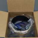 6 Inch Exhaust Vent Cover, HG Power Metal Dryer Vent Cover Outside with Removable Screen & Cushioned Non Return Flap, Air Wall Vent for House, AC, Opening Diameter: 5.7" Black