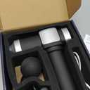 Massage Gun for Deep Tissue Pain Relief, Electric Handheld Percussion Muscle Massager for Back, Neck and Shoulders, 30 Speeds 6 Heads, Portable Massager Gift for Men Women and Athletes
