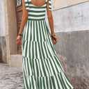 PRETTYGARDEN Women Dresses 2026 Summer Floral Sleeveless Maxi Dress Casual Spaghetti Strap Tiered Flowy Beach Long Dress (Large)