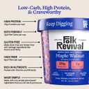 Folk Revival Maple Walnut Keto Instant 'Oatmeal' - 20g Protein, 2g Net Carbs, High Fiber, Non GMO, Gluten Free, Made with Acorns - 6 Cups Per Case (EXP 10/16/25)