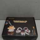 Cocktail Smoker Kit With Torch, Old-fashioned Infuser Kit for Party, 6 Flavored for Cocktail, Whiskey, Bourbon Smoker Lover, Gifts for Birthday, Men, Dad, Husband (Without Butane)