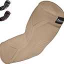 Kunto Fitness Elbow Brace Compression Support Sleeve (Shipped From USA) for Tendonitis, Tennis Elbow, Golf Elbow Treatment - Reduce Joint Pain During Any Activity! (Large, Y-Beige/Nude)
