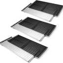 Repair Kit for Charbroil 463242516 463242515 463355220 463367016 463342620 463342420 Grill Parts, G466-2400-W1 Cooking Grate Infrared Emitter & G474-0017-W2 Grill Grate for Charbroil 463242516 Grill