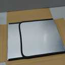 3 Sided Splatter Guard,Foldable Stainless Steel Oil Splatter Screens for Frying,Oil Splash Insulation Board,Nonstick Oil Splatter Guard Stove Heat Insulation Board for Cooking (12" X 37.5"- 3 Panels)