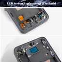 Incell Screen Replacement for Samsung Galaxy A55 5G SM-A556V SM-A556B LCD Display Screen SM-A556B/DS SM-A556E SM-A5560 Touch Screen Digitizer AssemblyRepair Kits (Black,No Fingerprint)