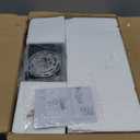 kudos 3-Light 18-inch Bathroom Light Fixtures Over Mirror, Matte Black Vanity Lights with Dual Glass Shade, Wall Sconce, Modern Vanity Lights for Bathroom, Hallway, KDVL15-BK-3