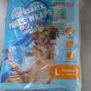 Male Dog Wrap, Disposable Dog Diapers, 40 Count, L (Waist 23.6”-31.5”), Wetness Indicator, Ultra Protection, Leak Proof, Super Absorbent, Soft