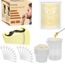 Nose Wax Kit Men Women, Bouvetan Nose Hair Waxing Kit
