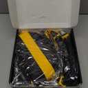 HOXWC Pull Up Assistance Bands, Adjustable Heavy Duty Resistance Band for Pull Up, 3 Pull Up Bands, Comfortable Fabric Feet/Knee Rest, Assistance Bands for Pull-Up, Home Fitness, Body Stretching (1-Yellow)