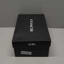 COACH mens Slide Sandal (10, Tan Signature)