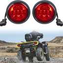 Pair Red LED Tail Light Assembly Compatible with Can Am Outlander, Rear Brake Lights Tail Lamps Compatible with Can-Am Outlander Renegade Commander Maverick 2011-2017,Replace #710001645