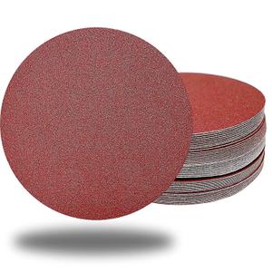 50 Pack 7 Inch 40 Grit Hook-and-Loop Sanding Discs Sandpaper -7" Aluminum Oxide Sander Paper Grinding Polishing for Random Orbit Drywall Sander