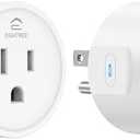 EIGHTREE Smart Plug 2025 Upgrade to 15A, Bluetooth & Wi-Fi Outlet Plug Dual Connection, Voice Control, Remote Control Outlet Timer Indoor, Smart Plugs That Work with Alexa & Google, 2.4GHz Wi-Fi Only