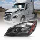 Left Halogen Headlights Fit for Freightliner Cascadia 2018-2024,Replacement Headlamp DOT and SAE Approved
