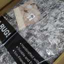 Area Rug Living Room Rugs - 9x12 Large Soft Indoor Neutral Modern Abstract Low Pile Washable Rug Carpet for Bedroom Dining Room Farmhouse Home Office - Grey