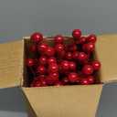 Kanxinr 50-Pack Christmas Tree Decorations Artificial Berry Stems Red Berry Picks for Xmas Winter Holiday Home Centerpieces and DIY Flower Arrangements Ornaments
