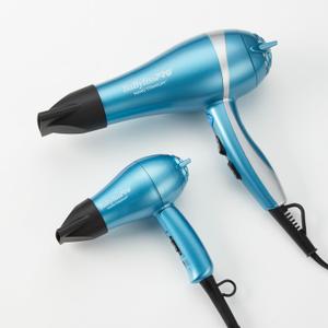 BaBylissPRO Nano Titanium 2000-Watt Blow Dryer with Concentrator Nozzle, Professional Grade Ionic Corded Styling Tool for Hair (Blue)