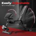 3-in-1 Adjustable Weight Bench with Leg Extension & Preacher Curl, Heavy-Duty 700LB Foldable Utility Bench for Full Body Workout, No-Installation Portable Incline/Decline/Flat Strength Training Bench for Home Gym, Medium