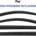 Window Visors Rain Guards Shield for 2011-2026 Mitsubishi Outlander Sport, Out-Channel Window Vent Wind Deflectors Visors Shades
