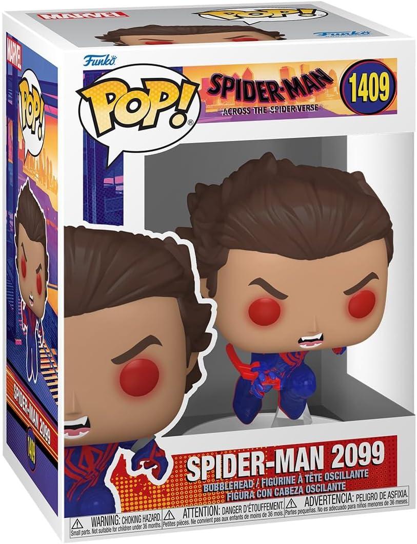 Funko POP! Marvel: Spider-Man Across The Spider-Verse - Spider-Man 2099 - Unmasked - Collectable Vinyl Figure - Gift Idea - Official Merchandise - for Kids & Adults - Movies Fans