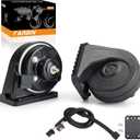 FARBIN Car Horn Compatible with Toyota/Lexus/Subaru 12V Waterproof Auto Horns Loud with 1 to 2 horn plug for toyota (Toyota horn with 1 to 2 Converter Wiring)