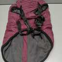 Aiboria Dog Jackets Coat for Winter Windproof Waterproof Skiing Dog Vest Fleece Warm Chest Strap Belt Purple , XL