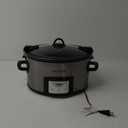 Crock-Pot 6 Quart Cook & Carry Programmable Slow Cooker with Digital Timer, Stainless Steel (CPSCVC60LL-S), Ideal for Portable Cooking