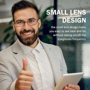 AQWANO 1.75 Reading Glasses for Men Women, Blue Light Blocking Computer Readers, 2Pack TR90 Flexible Unbreakable Frames Lightweight Cheaters