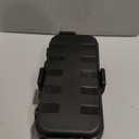 Flemoon Medium Outdoor Electrical Box (11.5x5.2x4 inch), IP54 Waterproof Extension Cord Cover w/6 Cable Entry Ports, Weatherproof Connection Box for Power Strip, Timer, Plug, Holiday Lights, Black