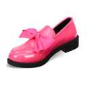 Loafers for Women with Bow, Casual Patent Leather Flat Shoes | Casual Slip-On Patent Leather Flat Shoes that are Comfortable for Walking, Driving, Dressy, and Other Daily Wear 39