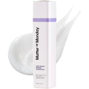 Matter of Monday Face Moisturizer - Anti-Stress Renewal | Hydrating & Calming, Lightweight | Smooths Fine Lines & Wrinkles, Strengthens Skin Barrier with Hyaluronic Acid, All Skin Types, 1.7 oz