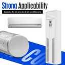 2 x 30 uF/MFD Capacitor for AC, 370 or 440 VAC CBB65 Dual Run Round Capacitors for AC Motor Run, Fan Start, Condenser Straight Cool, Heat Pump, Air Conditioner, and Pool Pump