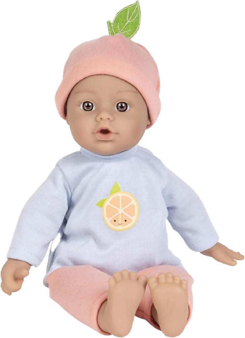 Adora Sweet Babies Collection, 11 Soft and Cuddly Baby Doll Machine Washable, Birthday Gift For Ages 1+ - Baby Grapefruit