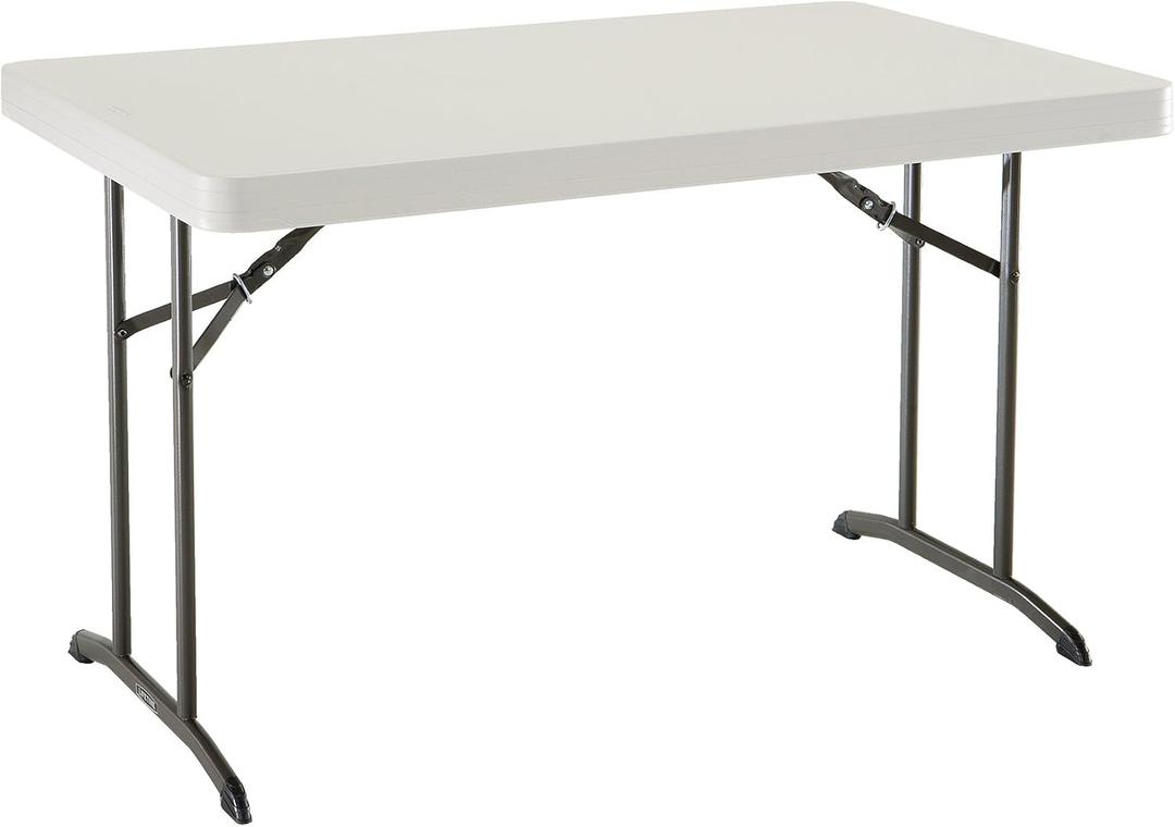 Lifetime 80568 48" x 30" Wide Folding Utility Table, 1