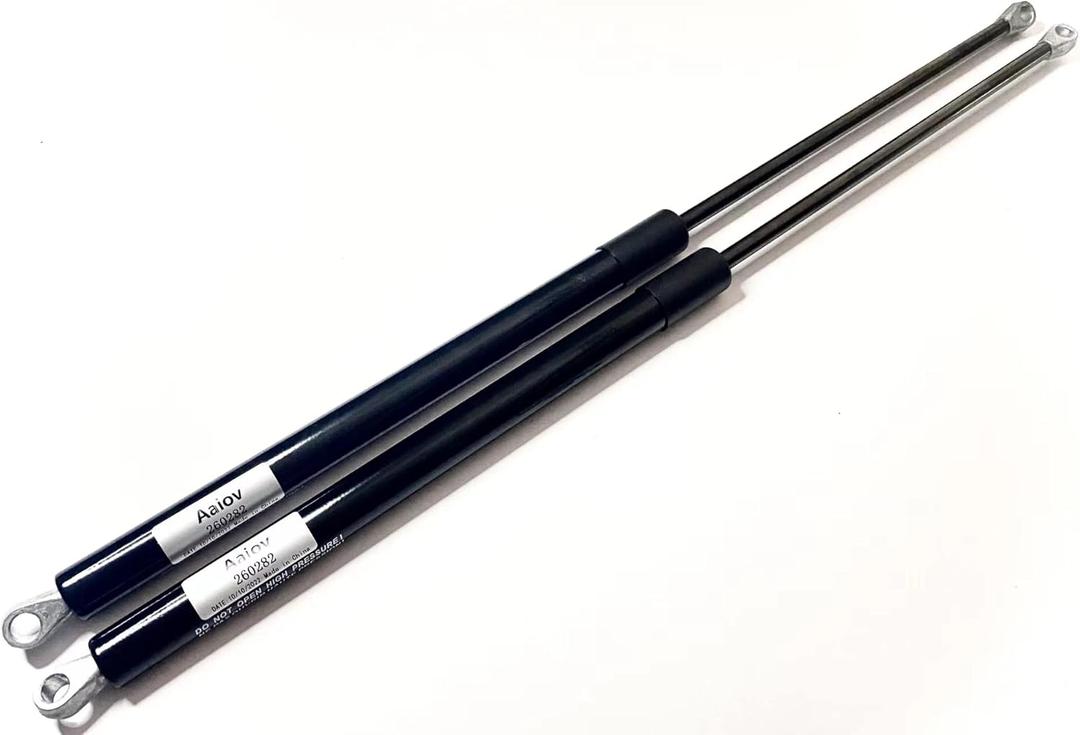 Qty (2) Aaiov 260282 RV Awning Gas Strut 24", 124 to 140 Lbs Compatible with Solera Power Awnings for Pitched Awning Arms, 8 Retaining Washer